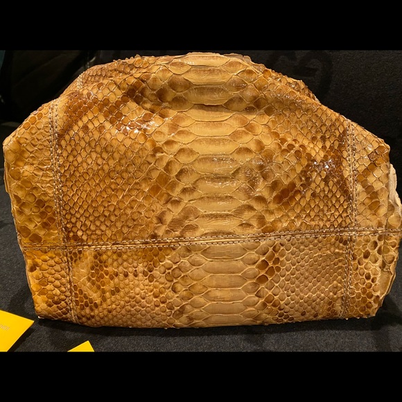 Rare Fendi Buckle Python Hobo Bag - Picture 9 of 9